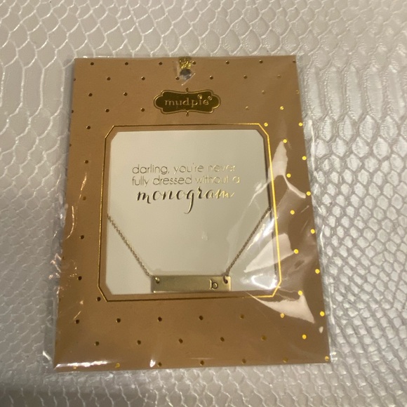 Gold Matte Lower Case Initial Necklaces - Picture 2 of 4